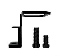 Scaffale portaoggetti laterale da tavolo con supporto pieghevole e morsetto regolabile per sacchi della spazzatura, per smaltimento immediato dei rifiuti e ottimizzazione dello spazio