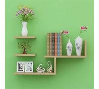 Scaffale portaoggetti mensola gratis punzonatura decorativa in legno assicella mensola da parete per riporre libri vaso di fiori cucina arte bagno organizza (colore: taglia B: bullone di espansione)