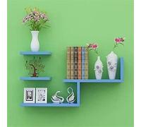 Scaffale portaoggetti mensola gratis punzonatura decorativa in legno assicella mensola da parete per riporre libri vaso di fiori cucina arte bagno organizza (colore: taglia B: bullone di espansione