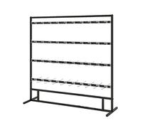 Scaffale portaoggetti Mobile Indipendente - Espositore Versatile per Garage, Negozi di Abbigliamento e Vendita al Dettaglio - Pannello Forato per Attrezzi, Calzini, Pantofole, Biancheria INT
