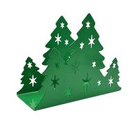 Scaffale portaoggetti organizer da cucina per appunti club fattoria portatovaglioli di carta, verde, 16 x 6,5 x 12,2 cm