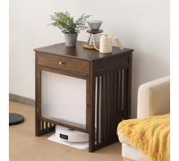 Scaffale portaoggetti per robot sottovuoto con ruote, mobile, supporto per robot spazzante, tavolino per la casa, per soggiorno e ufficio domestico