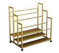 Scaffale portaoggetti per tappetino da yoga, organizer per la casa e la palestra, per tappetini, rulli in schiuma, palline da fitness e corde per saltare, soluzione salvaspazio per attrezzature per il