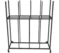 Scaffale portatile di stoccaggio del cartone con le ruote della colata, organizzatore della scatola di cartone resistente per la gestione efficiente dello spazio del magazzino e della fabbrica