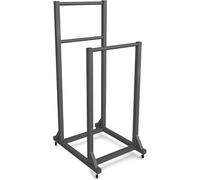 Scaffale portatile di stoccaggio del cartone con le ruote della colata, organizzatore della scatola di cartone resistente per la gestione efficiente dello spazio del magazzino e della fabbrica