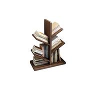 Scaffale portatile in legno per archivio e riviste da ufficio, multifunzionale, piccolo, altezza 80 cm