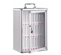 Scaffale portatile per telefono per la scuola in lega di alluminio nizer con maniglia e serratura 8 slot per telefoni cellulari ideale per aule e uffici