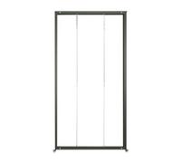 Scaffale Pubblicitario Per Mostre D'arte, Espositori Mobili Autoportanti, Espositore Pieghevole Mobile Autoportante In Metallo, Per Mostre D'arte, Fiere Artigianali E Cabine(1pc,100x200(39.4x78.7in))