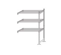 Kit aggiunta - scaffale in metallo - 100x60x200 cm - grigio - Paperflow