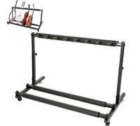 Scaffale regolabile con braccioli in schiuma morbida per l'organizzazione di casa e palestra, perfetto per risparmiare spazio e esporre attrezzature