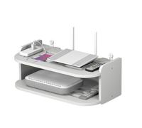 Scaffale router WiFi, Rack router a parete, Mensola da parete per proiettore, Rack di stoccaggio senza trapano, Supporto per router wireless, Mensola di dissipazione del calore, Rack set-top box, Rou