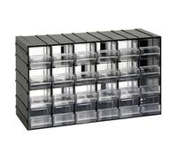 Scaffale - Scaffale con 24 cassetti, realizzato in materiale resistente, ideale per l'organizzazione e lo stoccaggio in officine o spazi di lavoro. * #*