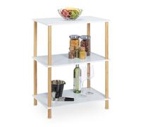 Scaffale scandinavo a 3 ripiani Mobiletto da cucina Libreria moderna 7,6 kg