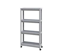 Scaffale sottile da bagno con ruote, multifunzione, salvaspazio, per cucina e sotto le scale