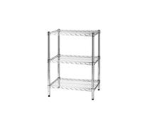 Archimède Scaffale Sistema componibile 3 ripiani Grigio (Cromato) 61 x 46 x 90 cm