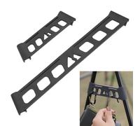 Scaffale triangolare con fibbia laterale, ideale per stoviglie da campeggio (grande)