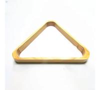 Scaffale triangolare da biliardo in legno massiccio per palline standard da 52,5 mm e 57,2 mm, garantisce una formazione stretta su tavoli da biliardo (57,2 mm)