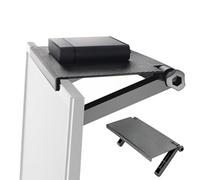Scaffale TV - 12,99 pollici regolabile senza drill, supporto per TV a parete per cavi, console per videogiochi, router e supporto per bar per dormitori, hotel