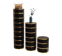 Scaffale verticale a 360 gradi impilabile dell'organizzatore di stoccaggio del gabinetto della scarpa rotante per l'ingresso