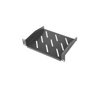 lanberg Vassoio fisso 1U 254X180 mm fino a 20 kg Rack 10» nero