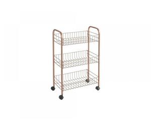 Scaffaletto salvaspazio multiuso Lugano Copper rame