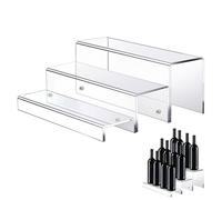 Scaffali a barre - supporto per la conservazione dei liquori, rack per organizzatore di bottiglie | Scaffale a monte del display acrilico, supporto per vino a livello per sala da pranzo Living Kitchen