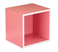 Scaffali A Griglia Disponibili In Vari Colori Libreria Portaoggetti Da Terra Per Scuola Materna(Rosa)
