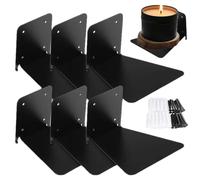 Scaffali a parete - Organizzatori di libri invisibili, scaffali metallici a parete | Scaffali da parete in metallo, organizzatori di libri, libreria galleggiante per biblioteca di classe in ca