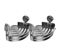 Scaffali angolari - 2 supporti per bagno, portaoggetti a ventosa, cestello organizer per scenario Mullti, supporto da parete per cucina da doccia, multifunzione, per shampoo, spugna, sapone, lavaggio