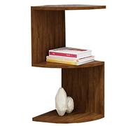 Scaffali aperti/scaffali galleggianti da parete, mensole da parete, mensole da parete per camera da letto, mensole angolari decorative da parete, organizzatori da parete per soggiorno, bagni (colore