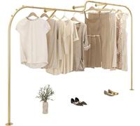 Scaffali creativi dell'abbigliamento del metallo Espositori multiuso della metropolitana dei banchi di mostra diritti industriali per i negozi & le boutique perfetti per le vetrine al dettaglio e