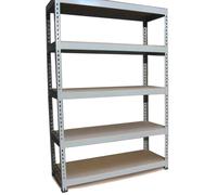 Scaffali da Garage Q-Rax ad Incastro Scaffalature da Officina Magazzino - Grigio
