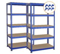 Scaffali da Garage T-Rax ad Incastro Scaffalature da Officina Magazzino - Blu