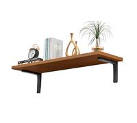 Scaffali da parete a scaffale galleggiante per bagno per il bagno Display per decorazioni per la camera da letto in legno Organizzatore Walnut 30 * 60cm