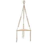 Scaffali decorativi in legno altalena corda appesa a parete mensole galleggianti per piante vassoio per vasi di fiori semplici decorazioni per la
