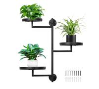 Scaffali delle piante per finestre rotanti-Scaffale da giardino interno a più livelli, rastrelliere per impianti di rotazione a 180 gradi | Pianificazione delle finestre compatte per erbe, piante gras