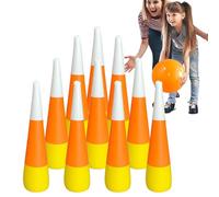 Scaffali di Bowling Gonfiabile Giocattoli per Le Abilità Motorie - Pin di Bowling in Schiuma Morbida, Grandi Palline Leggere | Talliante di Equilibrio per Bambini, Set di Coordinamento Sportivo