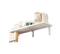 Scaffali di libri galleggianti Bookshelf -shelf per soggiorno per la camera da letto Organizzatore Ivory 30 * 90cm