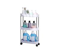 Scaffali Di Stoccaggio - 13.78x5.12 Pollici Di Display Con Ruote, Scaffali Per Carrelli, Organizzatore Del Carrello Artistico | Carrello A Portapacico Per Acqua Minerale | Gel Doccia Per Bagno Da Cuci