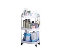 Scaffali Di Visualizzazione Con Ruote - Scaffale Per Carrello, Carrello A Portapacing Multiuso Per Acqua Minerale, Gel Doccia Per Camera Da Letto Da Cucina Bagno | Rack Per Organizzatori A Rotolamento