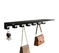 Scaffali galleggianti da parete - Supporto metallico per ripiani con reggiseni | Adattatori di supporto e gancio - per allenamento fitness casa bagno camera da letto e toilette