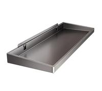 Scaffali galleggianti in acciaio inossidabile, scaffale portaoggetti da parete rimovibile per cucina e bagno, 40 x 20 cm, soluzione durevole ed elegante per la casa