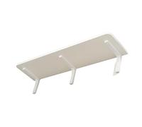 Scaffali galleggianti in legno ad angolo a parete parete,rustico organizzatore di stoccaggio ripiani invisibili per camera da letto, soggiorno, bagno, cucina,arredamento la fattoria Ivory 20 * 80cm