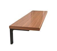 Scaffali galleggianti per muro, mensole a parete in legno Display decorativo scaffale a parete galleggiante per soggiorno, camera da letto, bagno, cucina, ufficio a casa, lavanderia Walnut 20 * 80cm