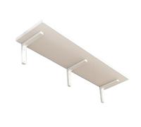 Scaffali galleggianti per muro scaffale a parete in legno rustico decorazione della camera, archiviazione e organizzatore multifunzionale camera da letto, bagno, soggiorno, cucina, uffi Ivory 30*60cm
