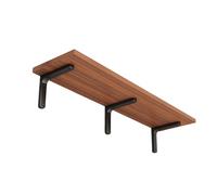 Scaffali galleggianti, ripiani galleggianti in legno per decorazioni da parete, mensole pareti la fattoria rustica camera letto, del bagno lo stoccaggio delle pareti, di libri soggiorn Walnut 30*50cm