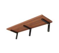 Scaffali galleggianti, scaffale montato a parete, display di sporgenza per immagini, mensole decorative per soggiorno, camera da letto, bagno, cucina, ufficio a casa, lavanderia Walnut 20 * 50cm