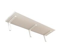 Scaffali galleggianti, scaffali a parete in legno rustico, ripiani del bagno sopra il bagno, decorazioni da parete da fattoria per camera da letto, cucina, soggiorno e piante Ivory 20 * 80cm