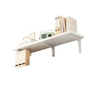 Scaffali galleggianti, scaffali a parete, mensole per il muro per lo stoccaggio, scaffale galleggiante massimo carico 25 kg, scaffale a parete per soggiorno, cucina, ufficio, camera da Ivory 20*90cm