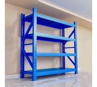 Scaffali in acciaio resistente per l'organizzazione di dispensa e garageDurable sistema industriale di scaffalature per la massima capacità di carico e gestione efficiente dello spazio